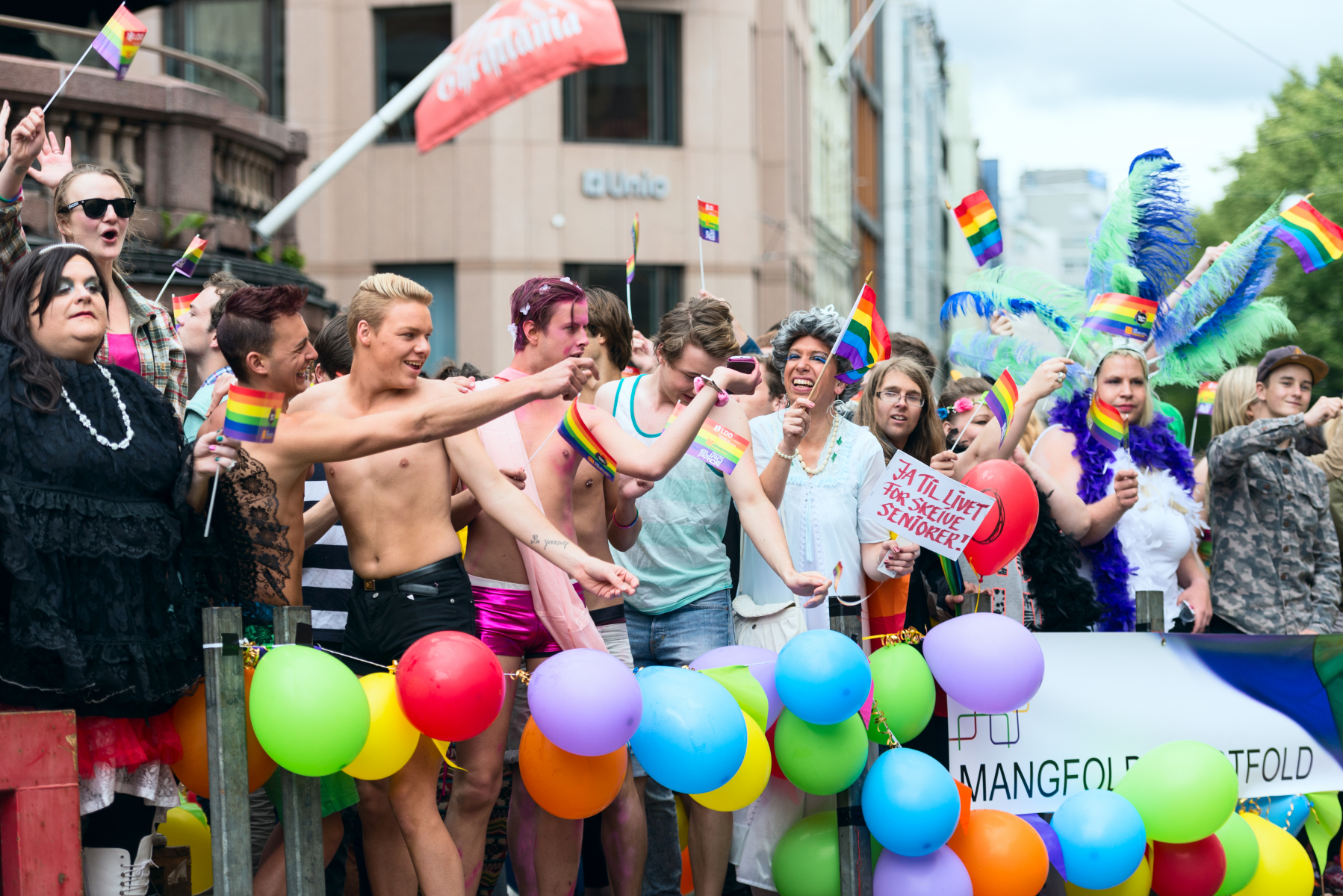 Bli med Fellesforbundet og LO i Oslo på årets Prideparade